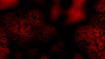 Red color mosaic tile pattern futuristic abstract design geometrical loop able dark background video