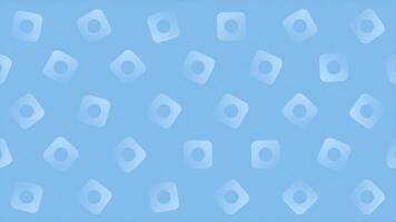 Royal blue color futuristic multiple moving faded squares loop able geometrical background video