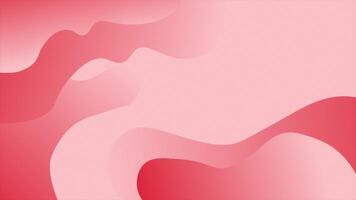 Red color gradient with dynamic curve line elegant graphic design element wavy gradient background video