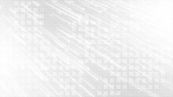 White and Black color shooting star particles with appearing and disappearing modern design geometrical background video