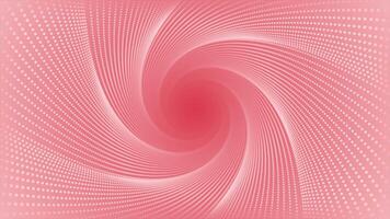 red color circular dots 3d depth hi-tech tunnel futuristic background video