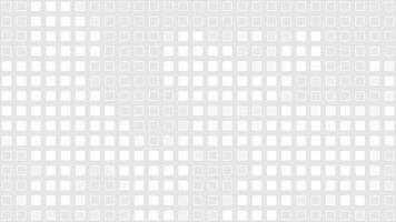 White and Black color appearing and disappearing square box pattern modern design loop able geometrical background video