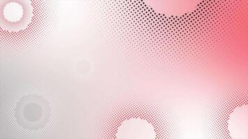 Simple and classy red circular dots design rotating abstract design geometrical futuristic loop able background video