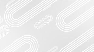White and Black color parallel abstract lines slowly diagonally moving abstract design geometrical background video
