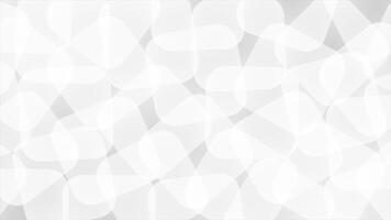 White and Black color mosaic tile pattern with wiggling square shapes modern design abstract pattern loop able geometrical background video