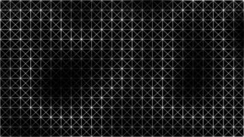 White color mesh pattern low poly design abstract shapes on black background video