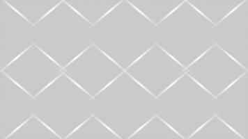 White and Black color glowing luxury lines forming diamond shape modern design geometrical background video