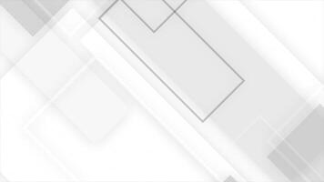 White and Black color slowly diagonal moving rectangular shapes futuristic geometrical background video