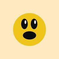 Emoji. Cute yellow emotional faces. Set of colorful flat icons with different emotions and character. Sad and happy, funny and angry, laughing and crying. Round mood faces. Yellow emoticons. vector