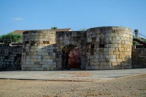 Gate of the walls of the historical village of Idanha-a-Velha. Portugal. photo