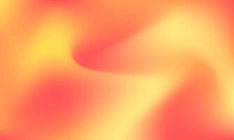 Colored gradient abstract background. Soft motion yellow and red illustration. Blurred liquid texture vector