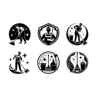 cleaning and line art design, perfect for modern, minimalist projects. vector