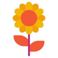 Sunflower icon for web, app, infographic, etc vector