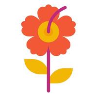Hibiscus icon for web, app, infographic, etc vector