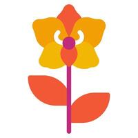 Orchid icon for web, app, infographic, etc vector