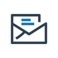 Opened envelope email icon, Email Icon vector