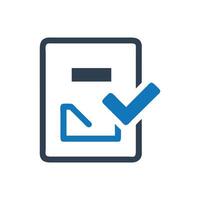 Check box icon, Vote icon, Poll icon vector