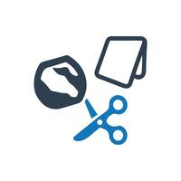 Rock Paper Scissors Icon, rock-paper-scissors vector