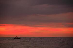 Working late at sea photo