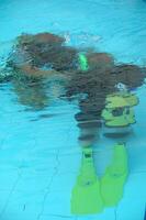 The first dive photo