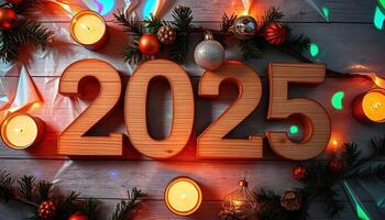 celebration of the new year 2025 photo