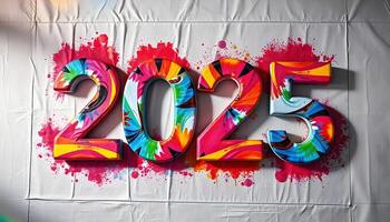 celebration of the new year 2025 photo