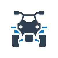 Snowmobile icon, snow machine icon vector