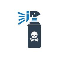 Can of bug spray icon vector