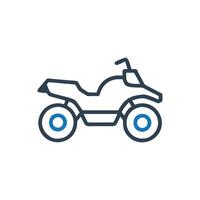 Snowmobile icon, snow machine icon vector