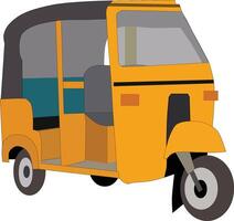 A tricycle for transportation vector
