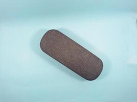 brown reading glasses case, to protect the glasses when not in use. photo