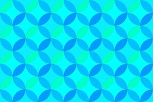 Bright blue geometric pattern with no seams. vector