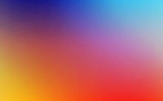Abstract red, orange and blue light liquid background. Gradient mesh effect bright color blend. Blurred colorful mix fluid and grain grunge texture gradation, noise blur abstract background vector