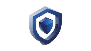 Secure icon isolated 3d render illustration vector