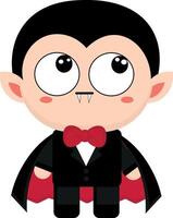 Cute, goth vampire with expressions, collection, stick Fun Emotions, vampire looking up, sarcastic vector