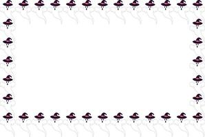 Little ghost with a witch's hat, from Halloween, for designer backgrounds, frame vector