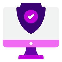 Antivirus Cyber Security icon illustration vector