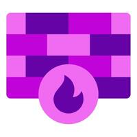Firewall Cyber Security icon illustration vector