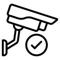 Security Camera Cyber Security icon illustration vector