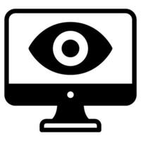Spyware Cyber Security icon illustration vector