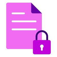 Encryption Cyber Security icon illustration vector