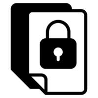 Data Protection Cyber Security icon illustration vector