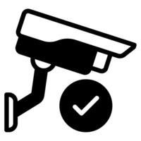 Security Camera Cyber Security icon illustration vector