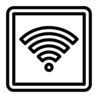 WiFi Signal Freelancer icon illustration vector