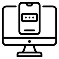 Two Factor Cyber Security icon illustration vector