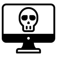 Malware Cyber Security icon illustration vector