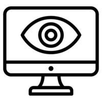 Spyware Cyber Security icon illustration vector