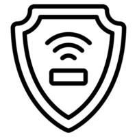 VPN Cyber Security icon illustration vector