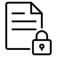 Encryption Cyber Security icon illustration vector