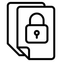 Data Protection Cyber Security icon illustration vector